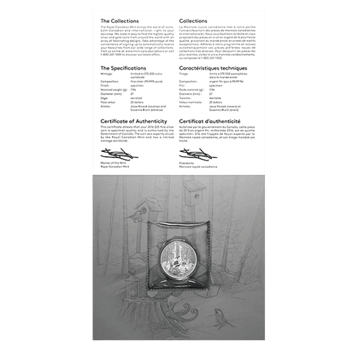 2016 fine silver coin – woodland elf