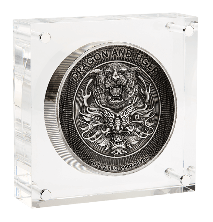22K90AAA-2022-dragon-and-tiger-2kg-9999-silver-antiqued-high-relief-coin-2-kilo