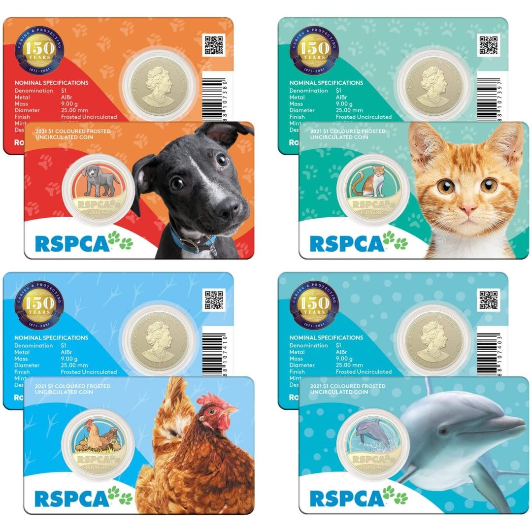 10745-2021-1-150th-anniversary-of-the-rspca-australia-uncirculated-coloured-8-coin-collection-in-box-2021-1-150th-anniversary-of-the-rspca-australia-uncirculated-coloured-8-coin-collection-in-box