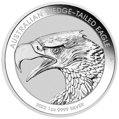 2022 Australian Wedge-Tailed Eagle 1oz .9999 Silver Bullion Coin