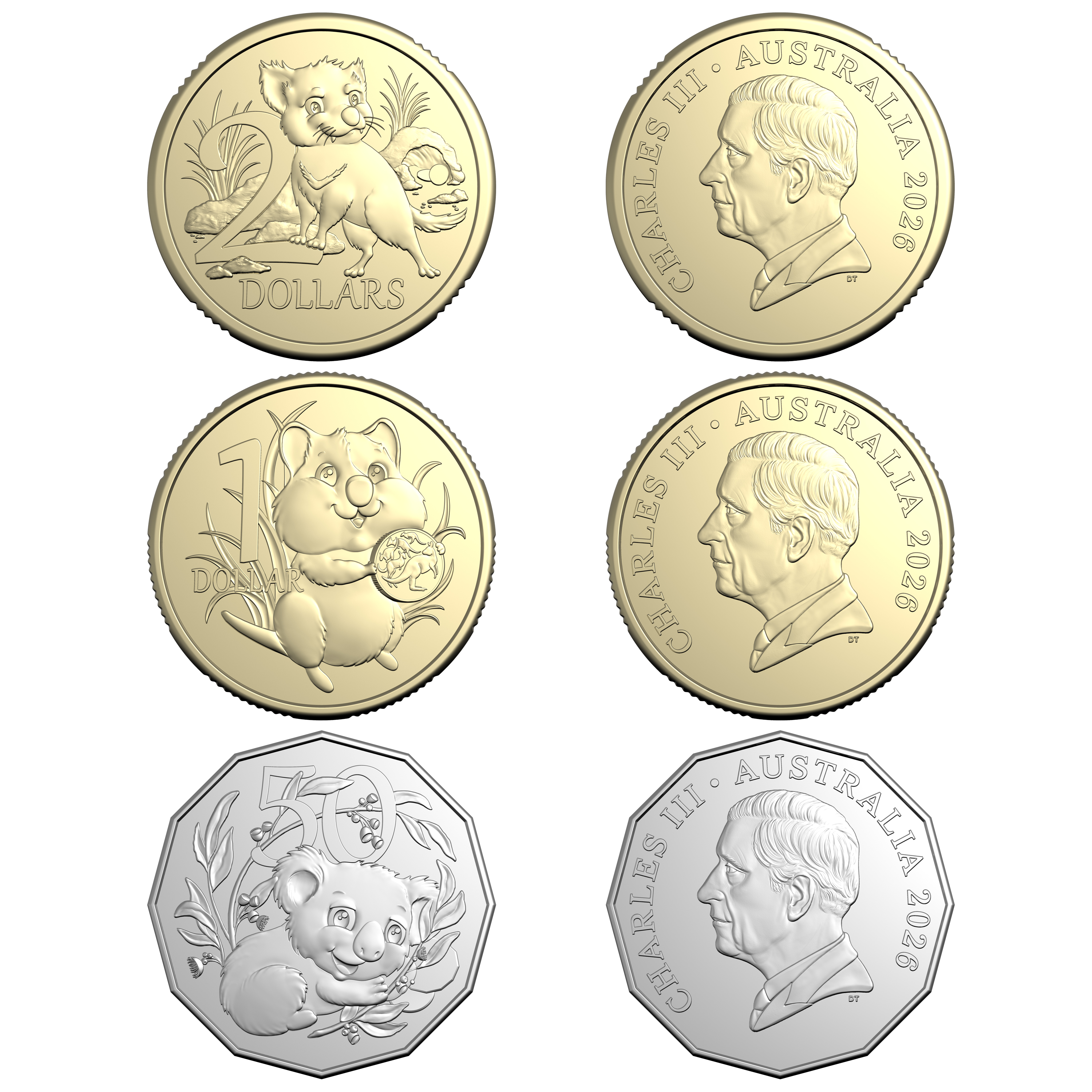 2026 Aussie Bubs Six Coin Uncirculated Baby Year Set