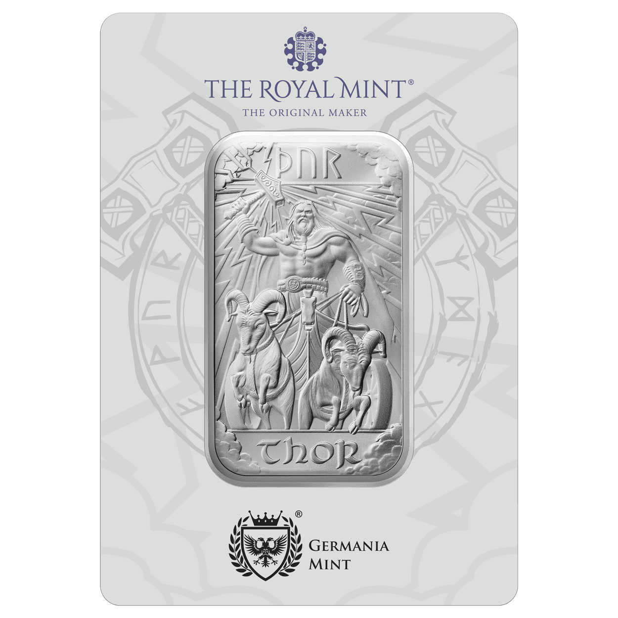 Norse Gods Thor 1oz Silver Bar