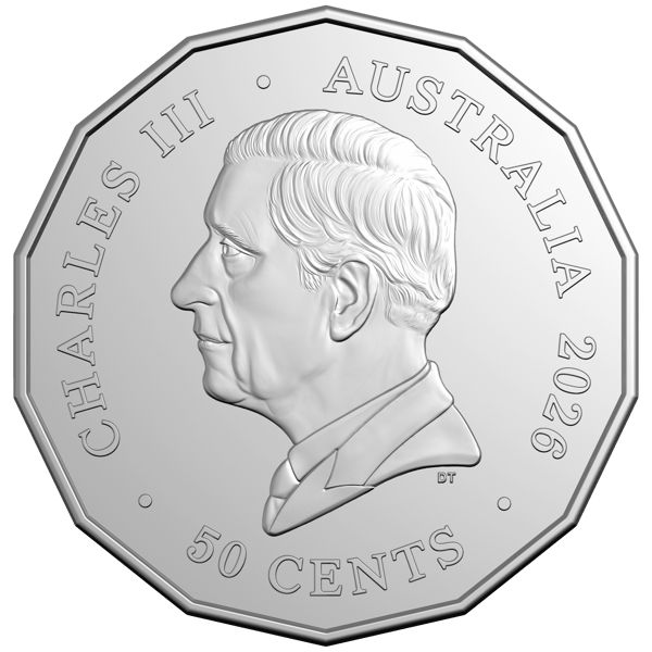 2026 50c Year of the Horse Tetradecagon Coin