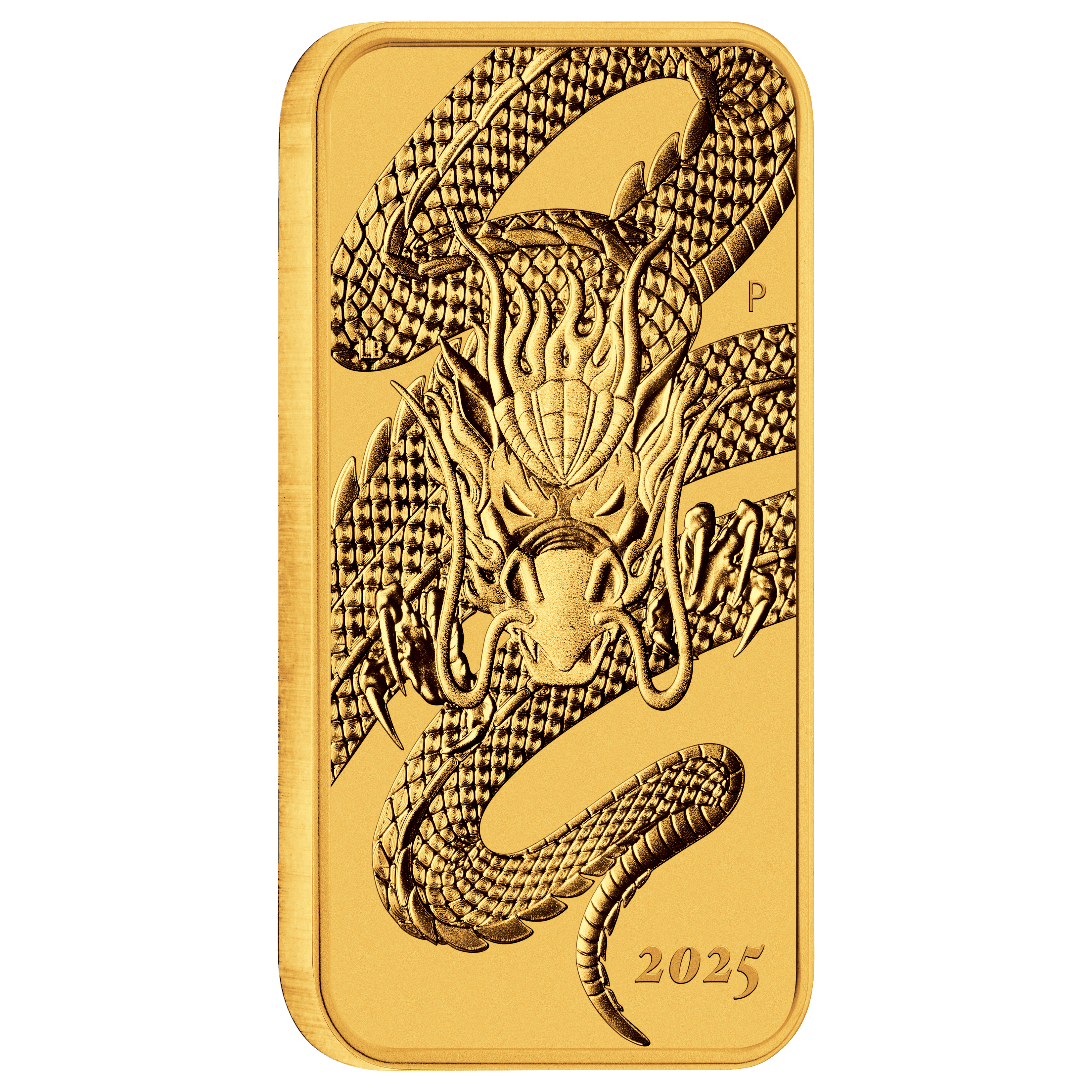 2025 Dragon 1oz Gold Rectangular Coin