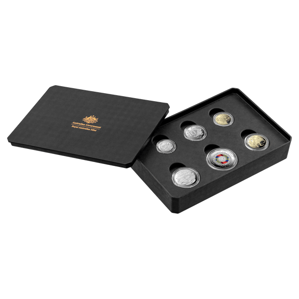 2025 50 Years of the Australian Honours System Six Coin Proof Year Set