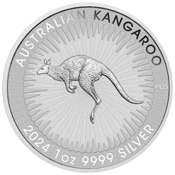 2024 Australian Kangaroo 1oz .9999 Silver Bullion Coin