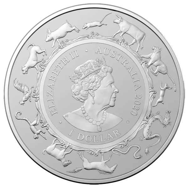year of the rat 10478-2020-year-of-the-rat-1oz-silver-bullion-coin