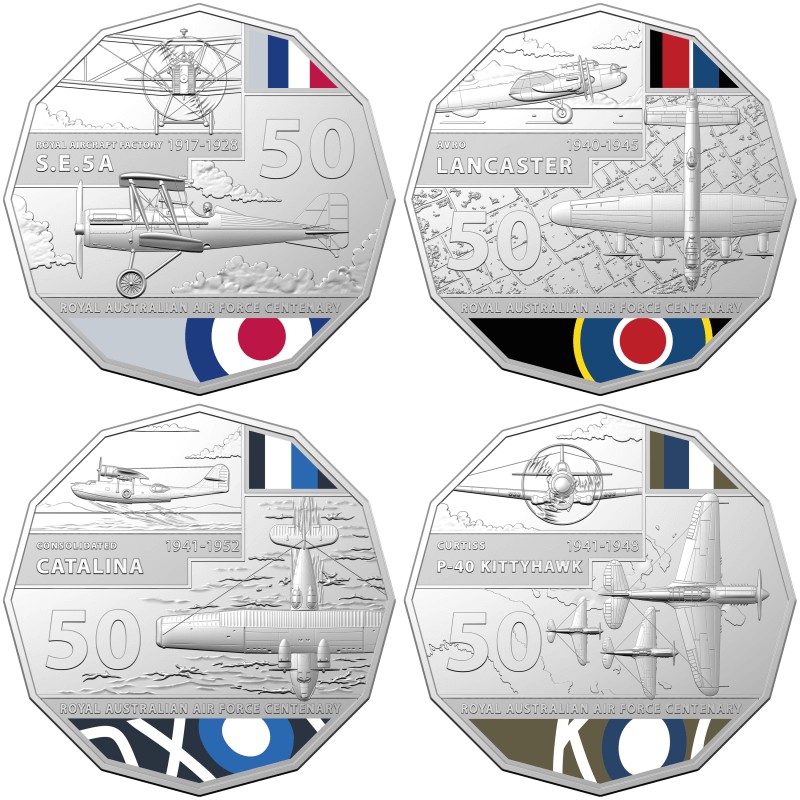 10419-2021-50c-centenary-of-royal-australian-air-force-coloured-11-coin-collection-cuni-2021-50c-centenary-of-royal-australian-air-force-coloured-11-coin-collection-cuni