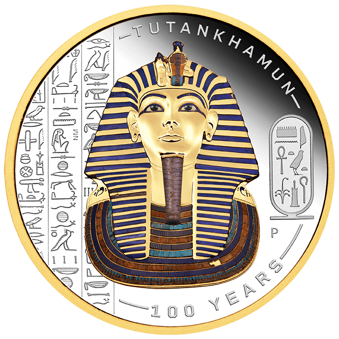 tutankhamun 22L68AAA-2022-tutankhamun-discovery-100-year-anniversary-2oz-silver-proof-gilded-coloured-coin