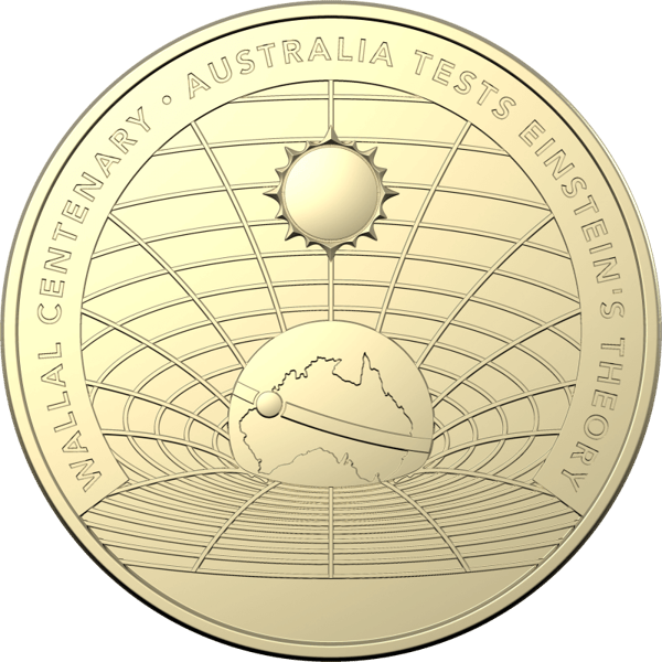 wallal 10801-2022-1-wallal-centenary-australia-tests-einsteins-theory-uncirculated-coin-in-card-albr