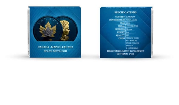 22GMSMIIIML1OZC-2022-space-metals-iii-maple-leaf-1oz-9999-coloured-silver-coin