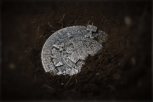 Sun Stone 22KMASS2OZ-aztec-sun-stone-2oz-silver-stackable