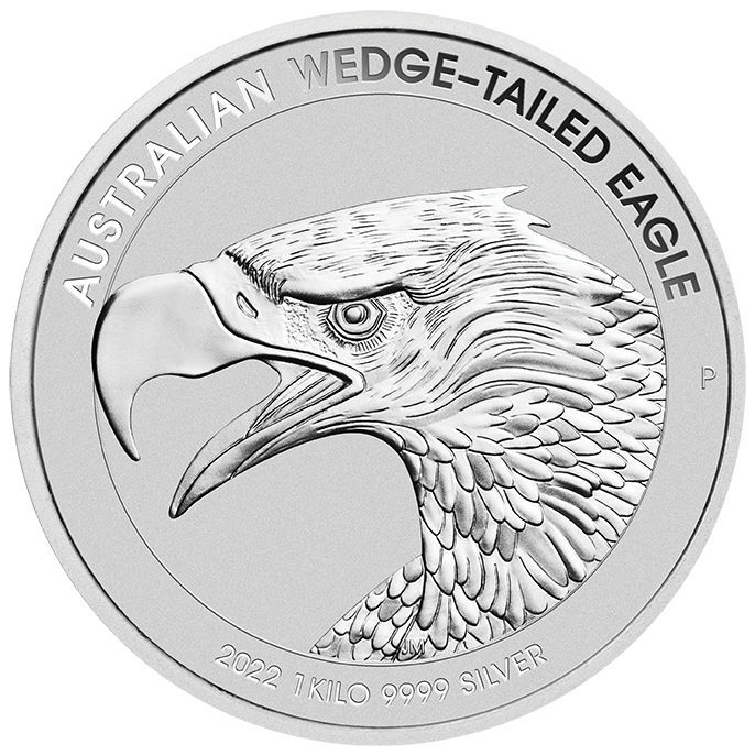 wedge-tailed eagle 22M86BAA-2022-australian-wedge-tailed-eagle-1kg-9999-silver-enhanced-reverse-proof-coin-1-kilo