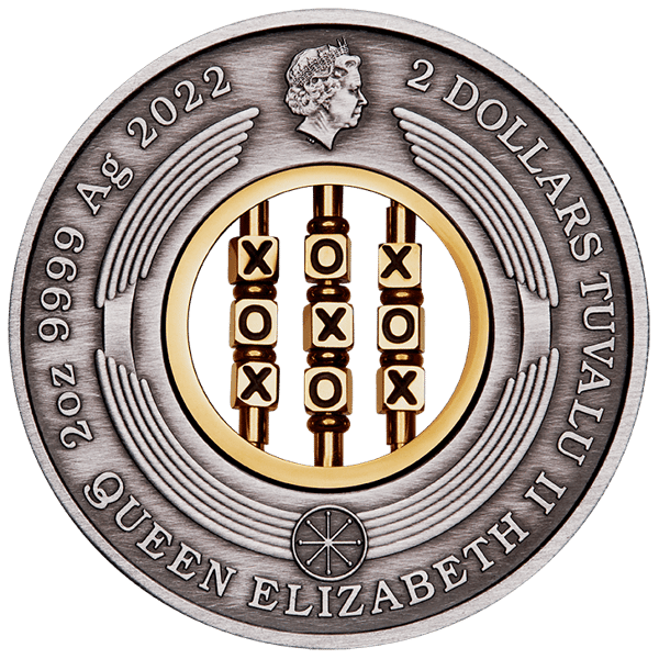 games 22L83AAA-2022-games-through-the-ages-2oz-9999-silver-antiqued-coin