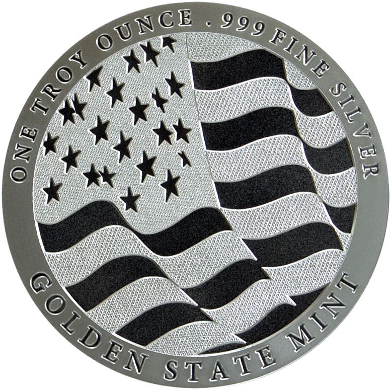 silver eagle GSMSL1OZSBC-golden-state-mint-silver-eagle-1oz-silver-round