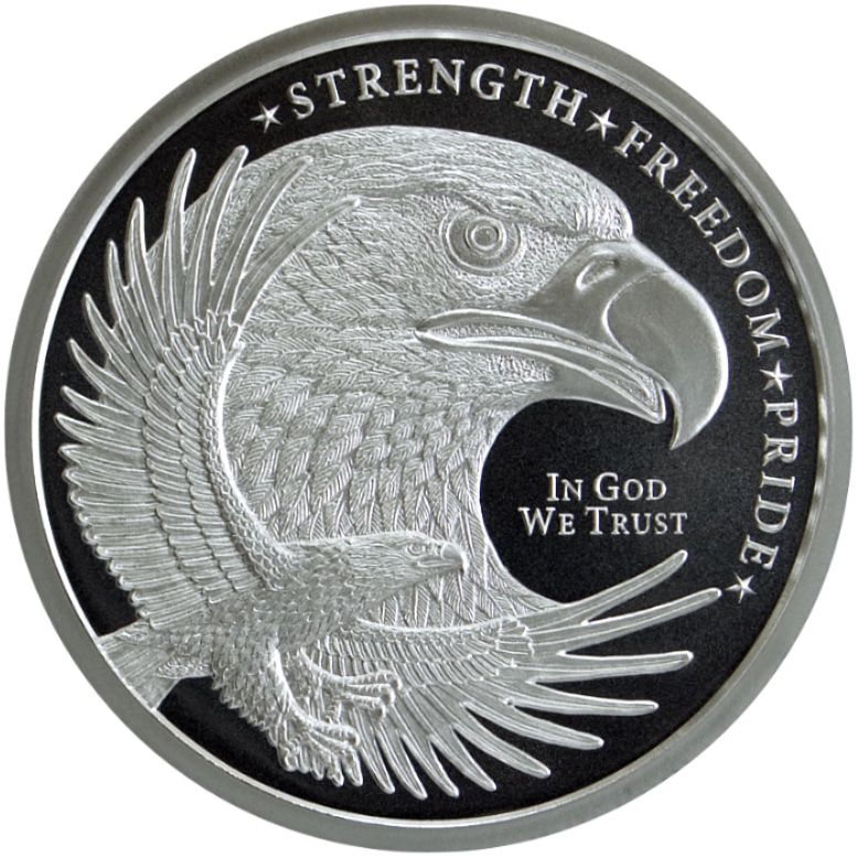 silver eagle GSMSL1OZSBC-golden-state-mint-silver-eagle-1oz-silver-round