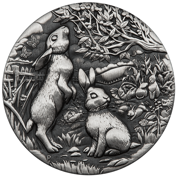 3S2306CGAA-2023-year-of-the-rabbit-2oz-silver-antiqued-coin