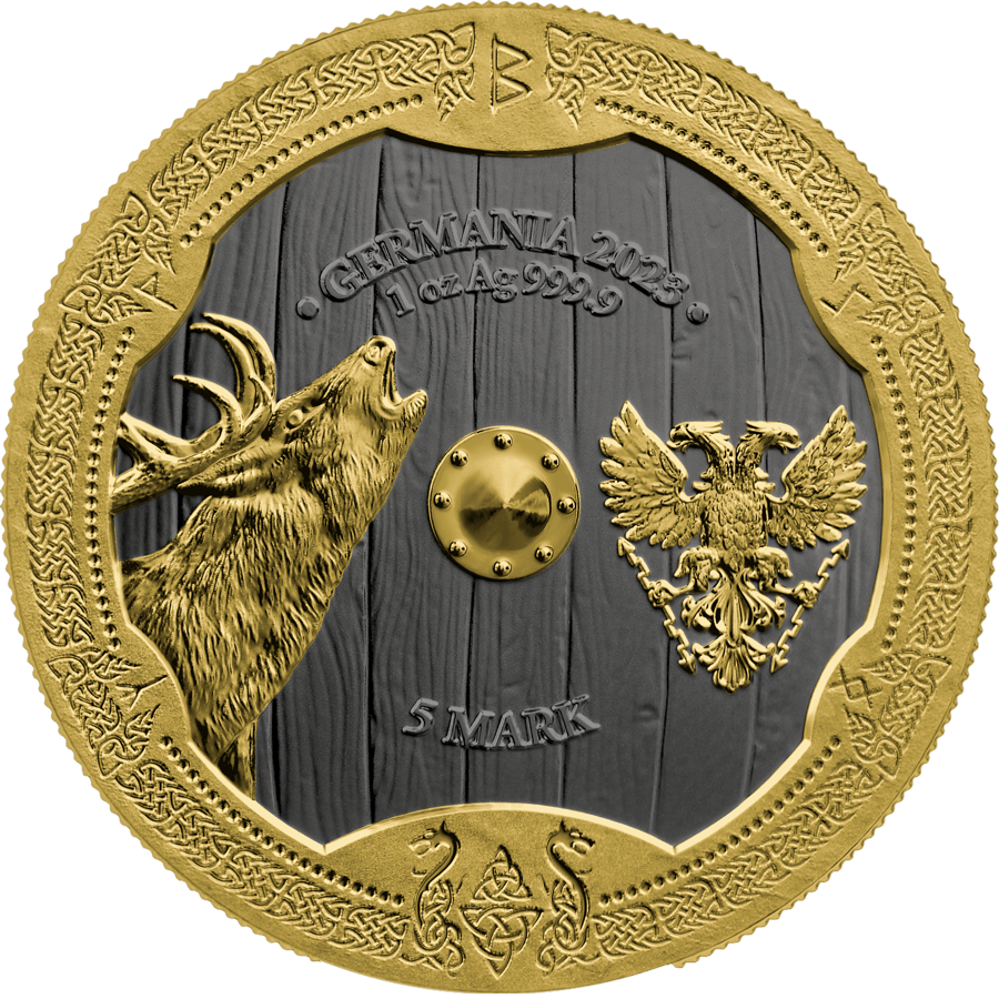 2023 Valkyries Ostara Valhalla 1oz Silver Gilded Coin 23VOV1OSC-2023-valkyries-ostara-valhalla-1oz-silver-gilded-coin