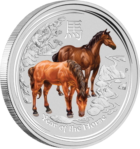 year of the horse 2S1406CDAA-1-year-of-the-horse-2oz-999-coloured-silver-bullion-coin-lunar-series-ii