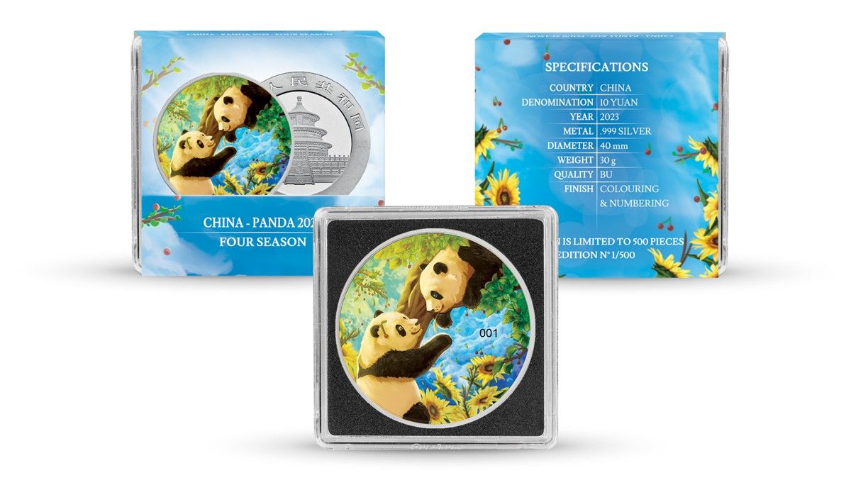 23GMFSPSUMMER-2023-four-seasons-chinese-panda-30g-silver-coin-summer