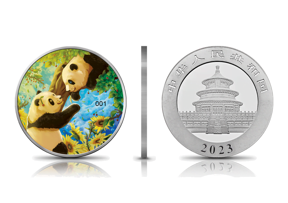 23GMFSPSUMMER-2023-four-seasons-chinese-panda-30g-silver-coin-summer