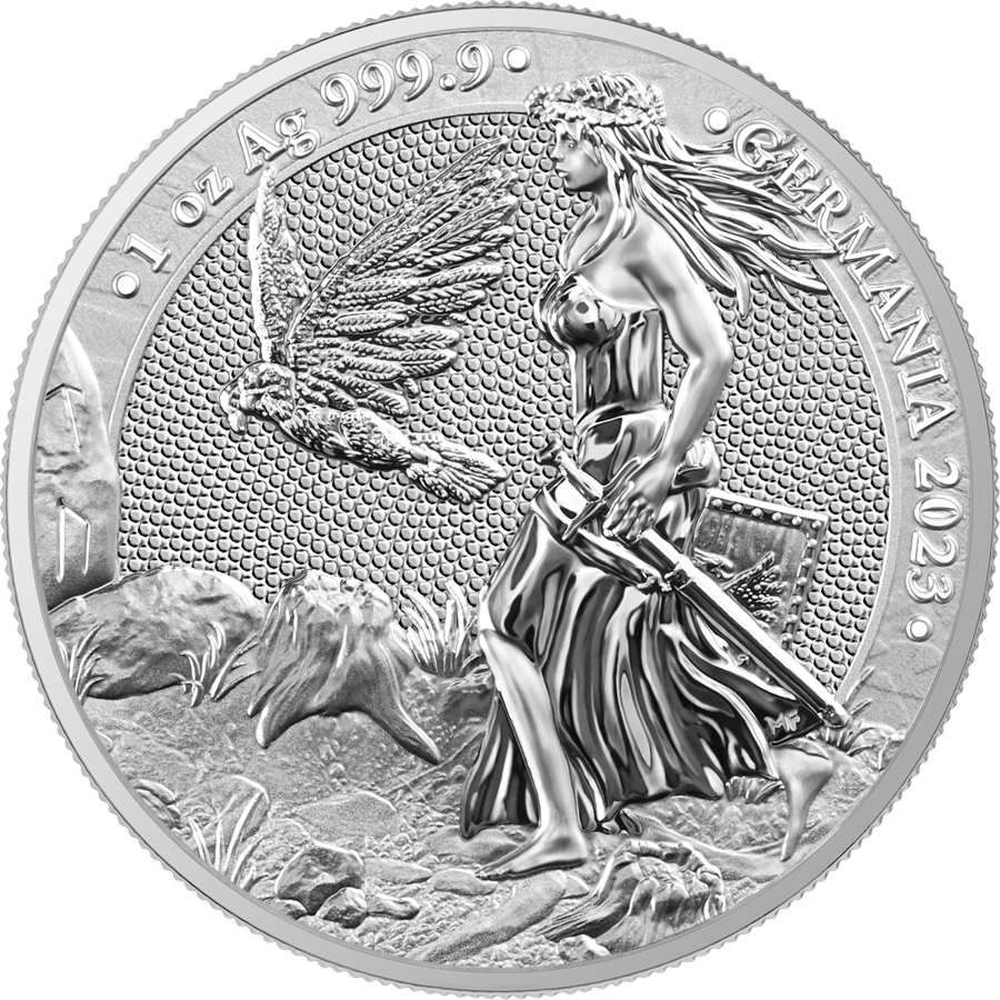 lady germania 23LGGM1OSB-2023-lady-germania-1oz-9999-silver-bullion-coin