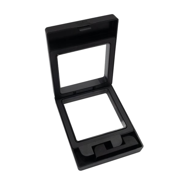 Floating Frame Display Case SB-3D-FFDCWS-swan-bullion-3d-floating-frame-display-case-with-stands