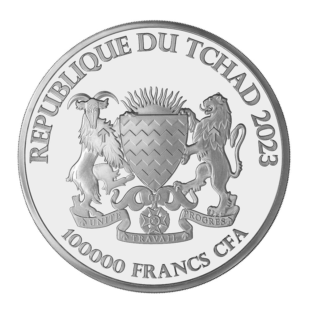 bull 23BAB1KILO-2023-bull-bear-1-kilo-silver-bullion-coin