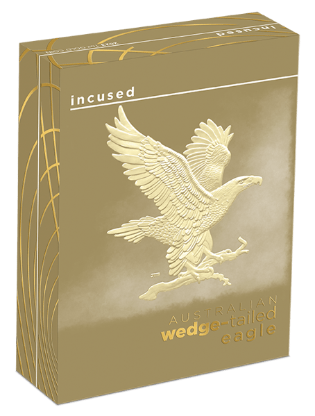 wedge-tailed eagle 23Q59AAA-2023-australian-wedge-tailed-eagle-1oz-gold-incused-coin