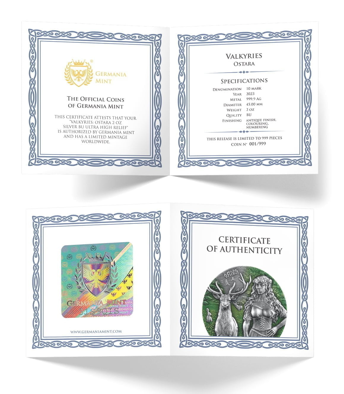 valkyries 23VOUHR2O-germania-mint-2023-valkyries-ostara-2oz-silver-uhr