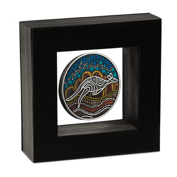 kangaroo 23N02AAA-2023-kangaroo-yongka-2oz-silver-antiqued-coloured-coin