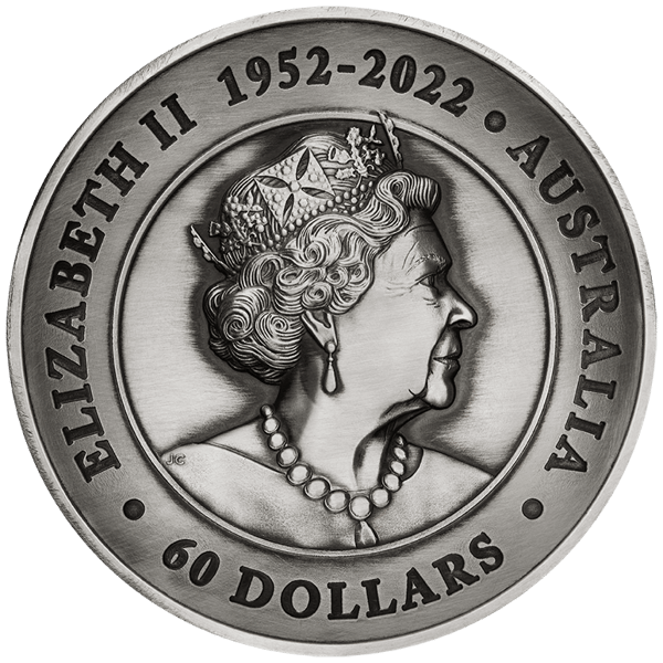 23P74AAA-2023-koi-fish-2-kilo-silver-antiqued-high-relief-coin