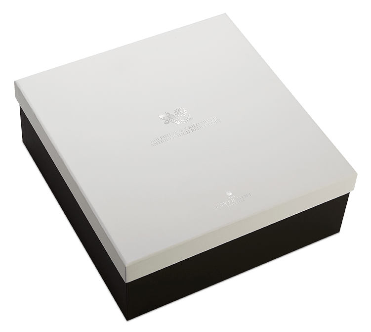 23P74AAA-2023-koi-fish-2-kilo-silver-antiqued-high-relief-coin