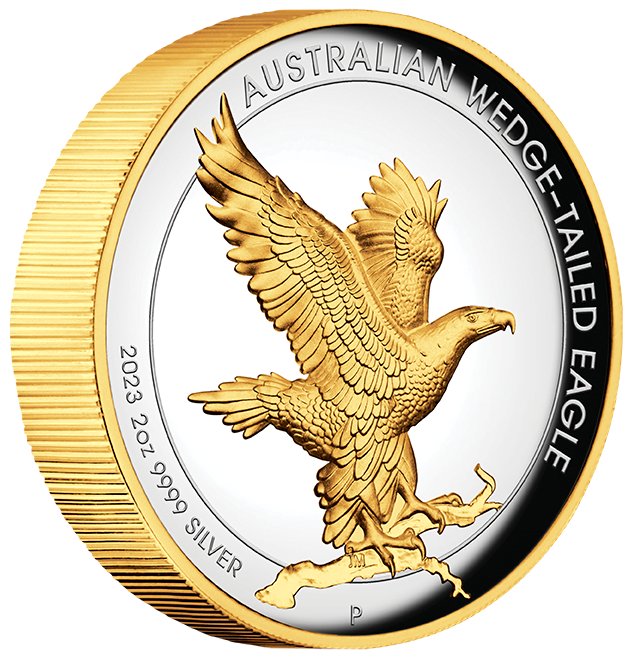 23R79AAA-2023-australian-wedge-tailed-eagle-2oz-silver-proof-high-relief-gilded-coin