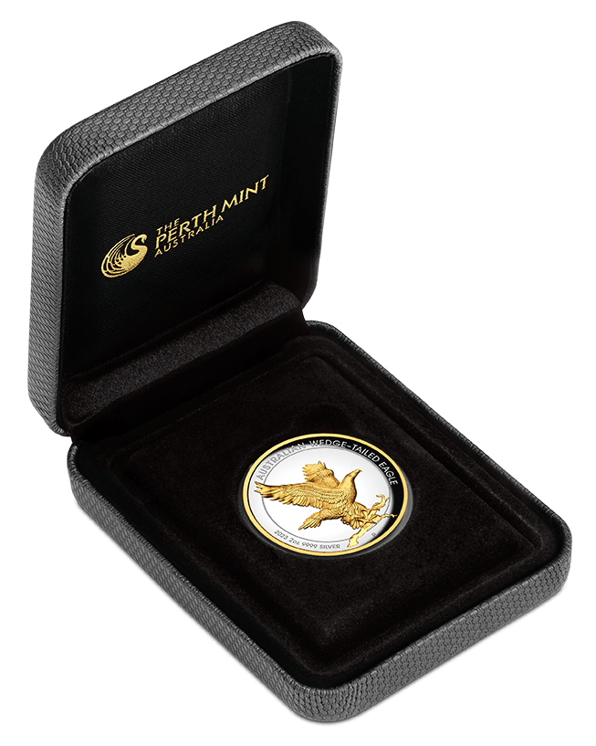 23R79AAA-2023-australian-wedge-tailed-eagle-2oz-silver-proof-high-relief-gilded-coin