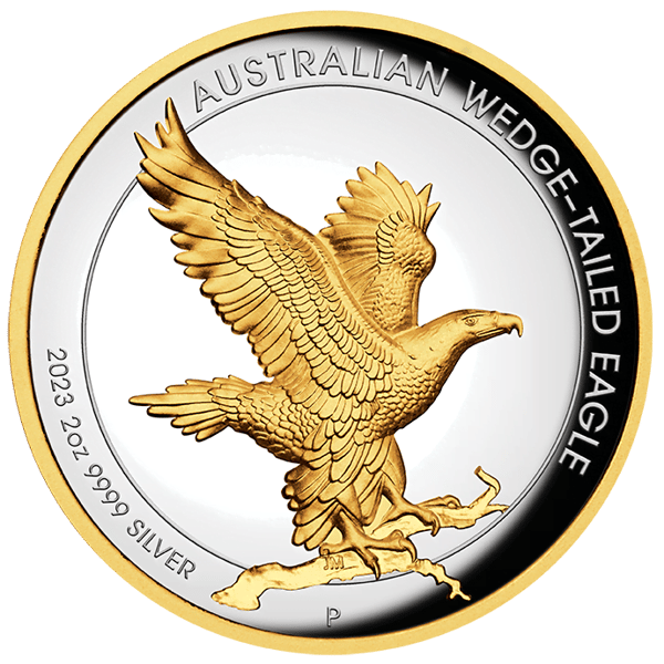 23R79AAA-2023-australian-wedge-tailed-eagle-2oz-silver-proof-high-relief-gilded-coin