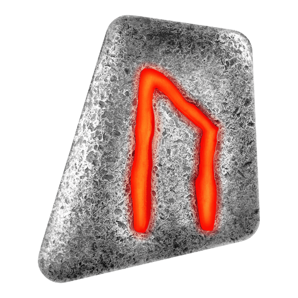 GMURUZRS1O-uruz-rune-1oz-silver-cast-bar