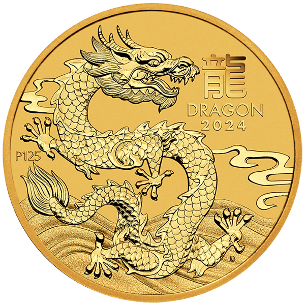 2024 Year of the Dragon 1/2oz Gold Coin