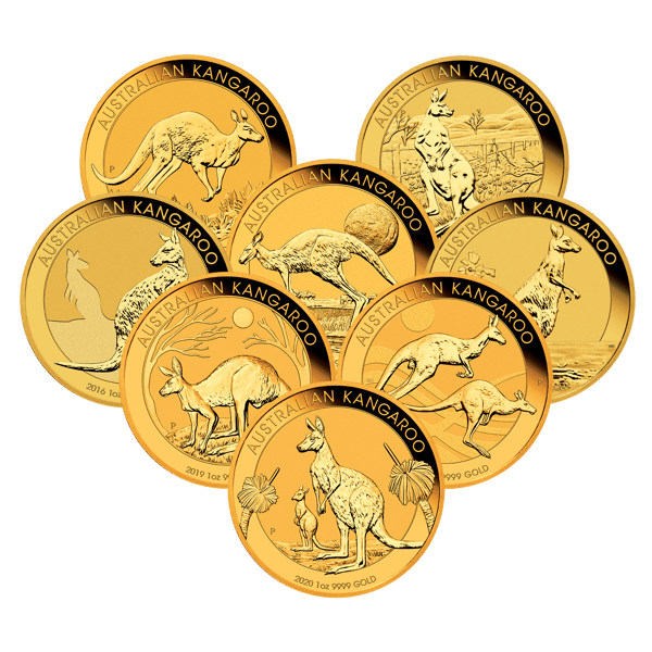Perth Mint Kangaroo 1oz Gold Coin (Random Year)
