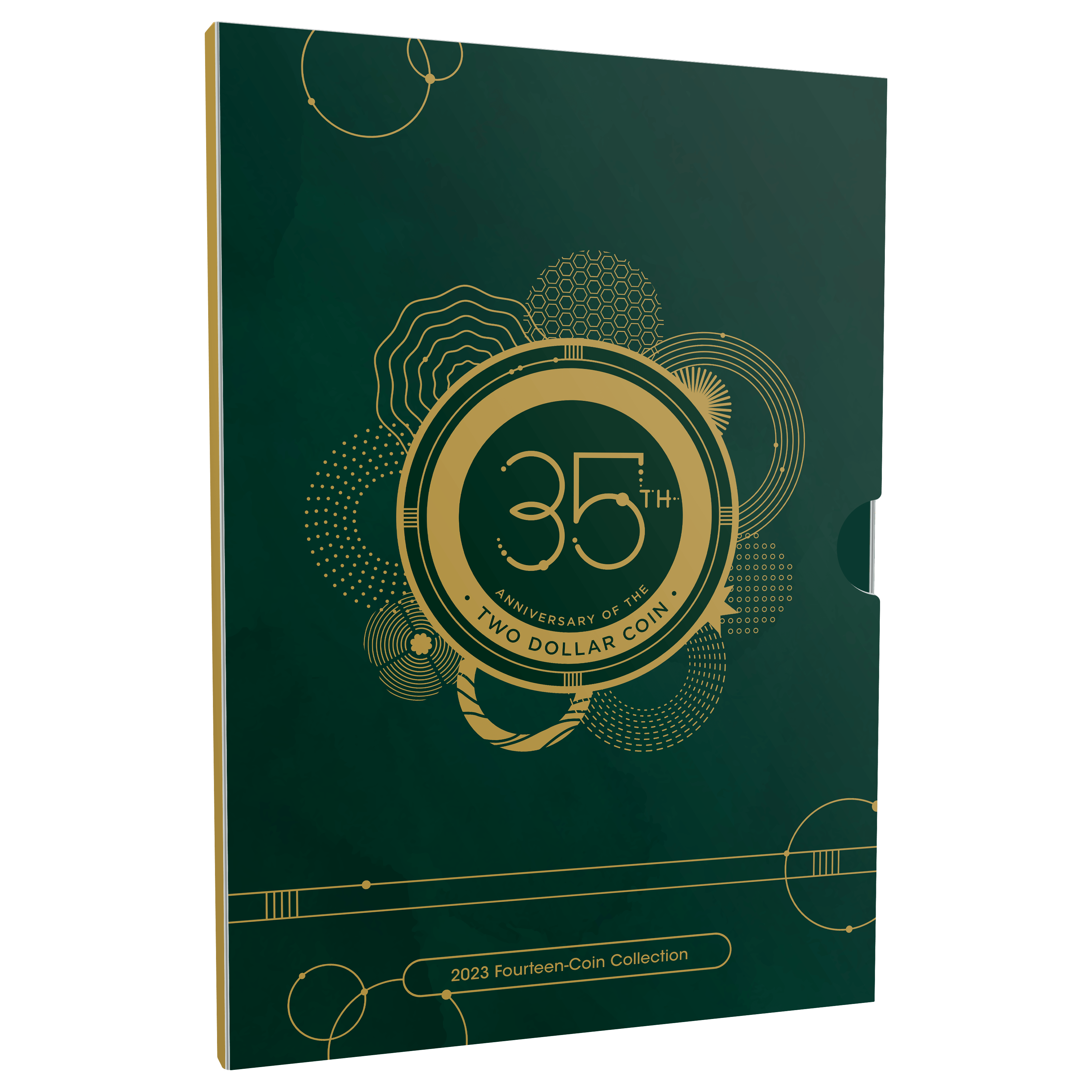 Two dollar coin 11279-2023-2-35th-anniversary-of-the-two-dollar-coin-fourteen-coin-collection