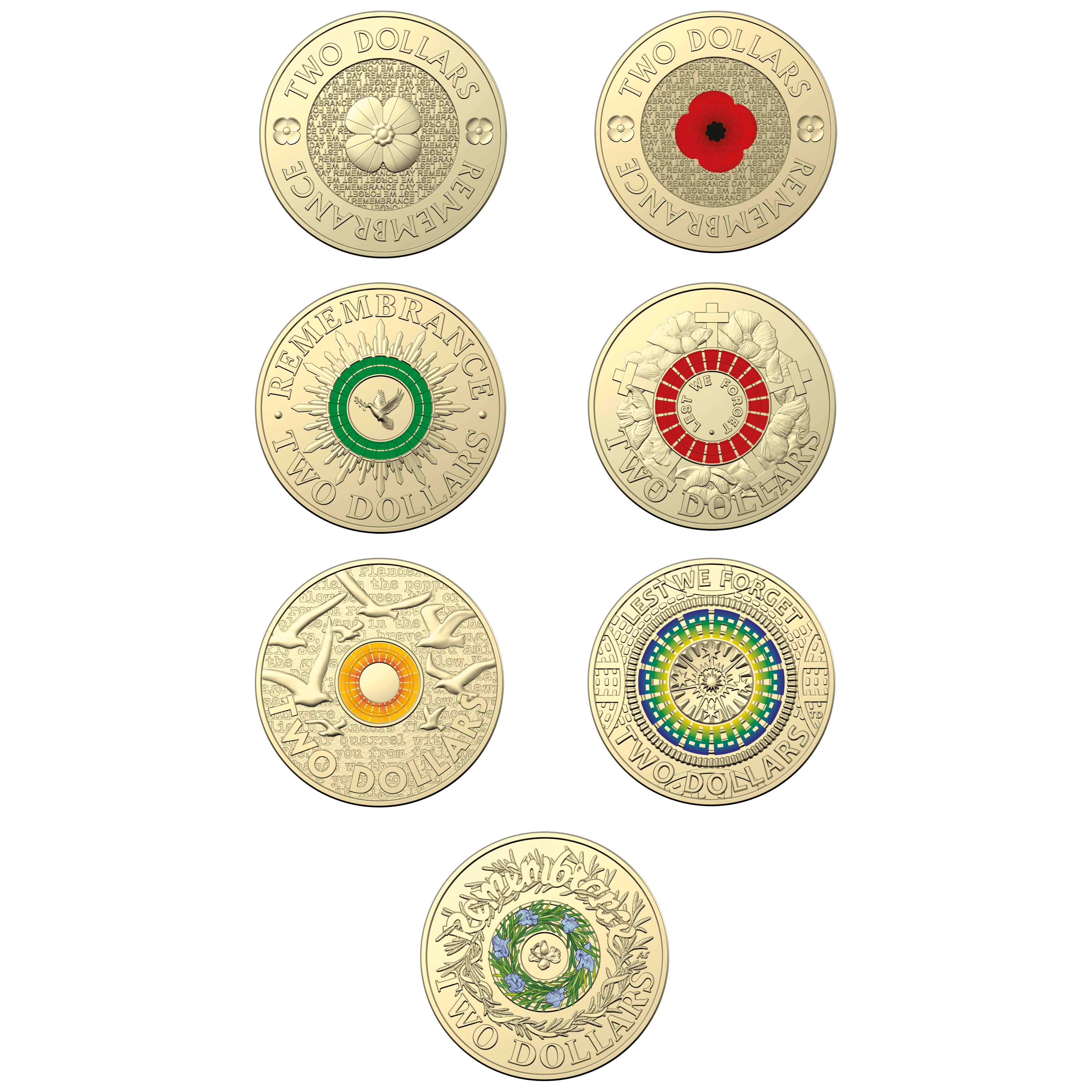 Two dollar coin 11279-2023-2-35th-anniversary-of-the-two-dollar-coin-fourteen-coin-collection