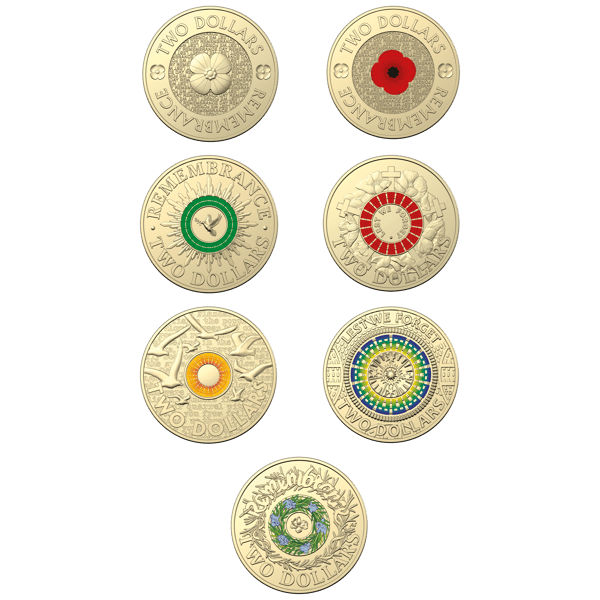 Two dollar coin 11279-2023-2-35th-anniversary-of-the-two-dollar-coin-fourteen-coin-collection