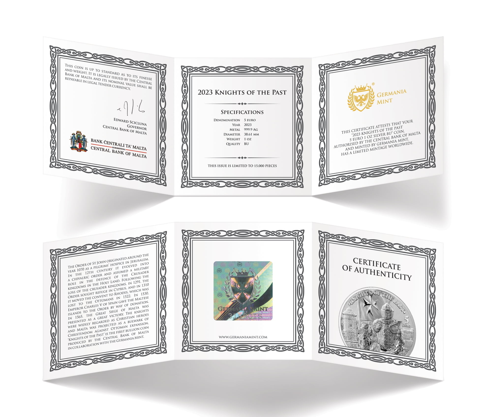 Malta Knights 23MKOTP1OSBC-malta-knights-of-the-past-1oz-silver-coin