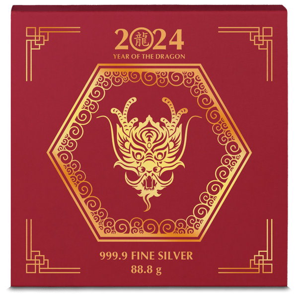 Dragon BICE 24GMBICE888-2024-year-of-the-dragon-bice-88-8g-silver-cast-bar