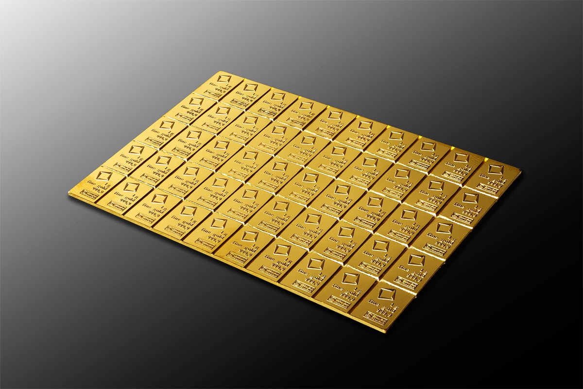 Valcambi VCB50GG-valcambi-50g-combibar-gold-bullion-bar-50-x-1g