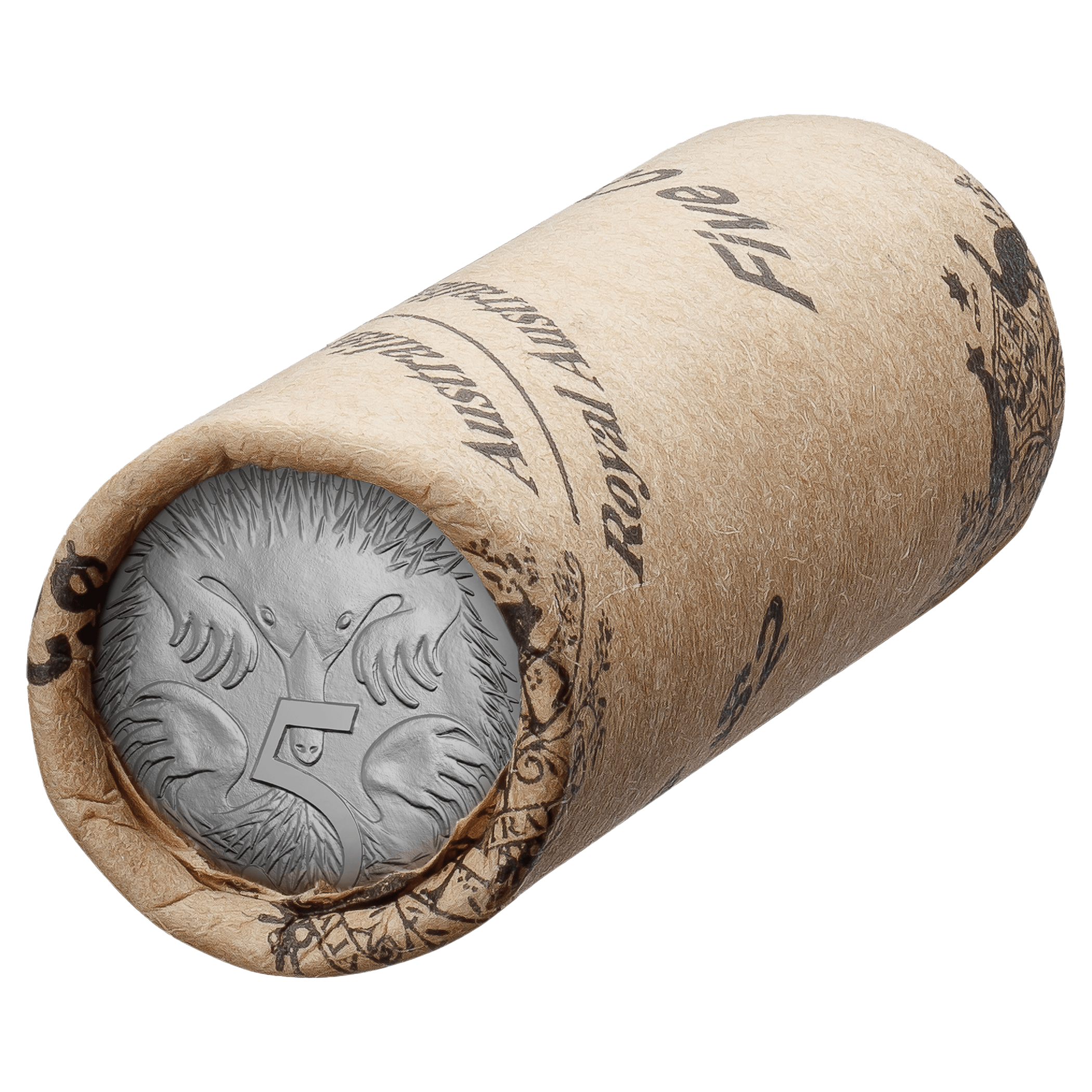 King Charles III 11651-2024-5c-king-charles-iii-effigy-coin-roll-premium-roll