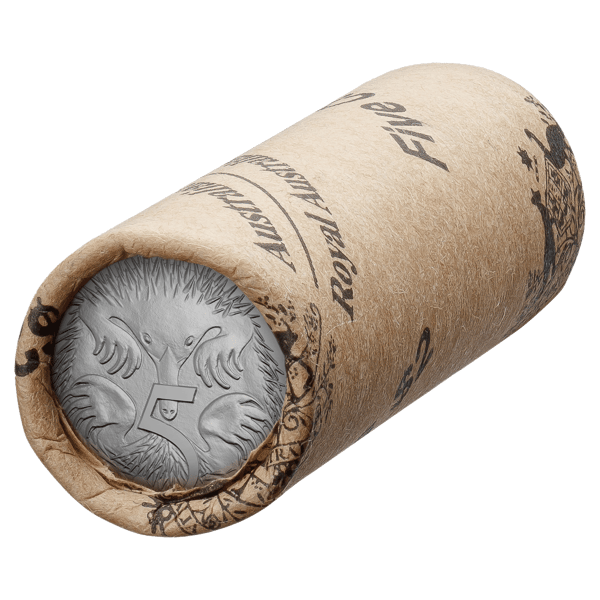 King Charles III 11651-2024-5c-king-charles-iii-effigy-coin-roll-premium-roll