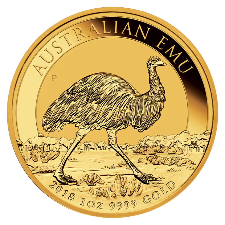 Emu 18D87AAX-2018-australian-emu-1oz-gold-bullion-coin