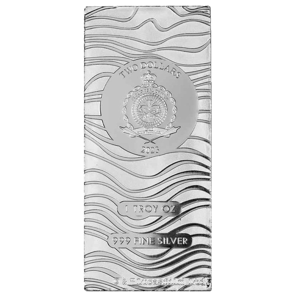 2024 Star Wars 1oz Beskar Silver Bar 23SWBB1OBB-2023-star-wars-mandalorian-beskar-bar-1oz-silver-bullion-coin