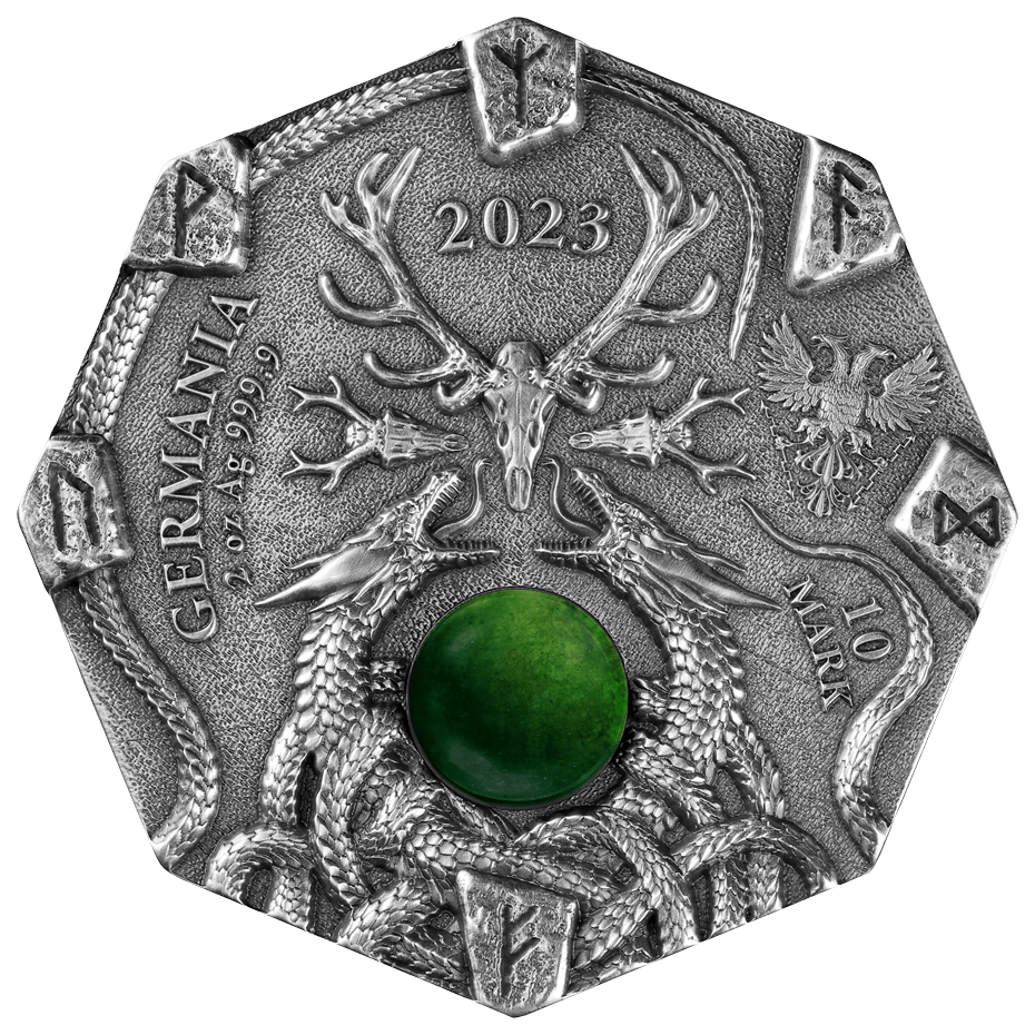 Witchcraft Seeress 23WS2AUHR-2023-witchcraft-seeress-2oz-antiqued-ultra-high-relief-silver-coin